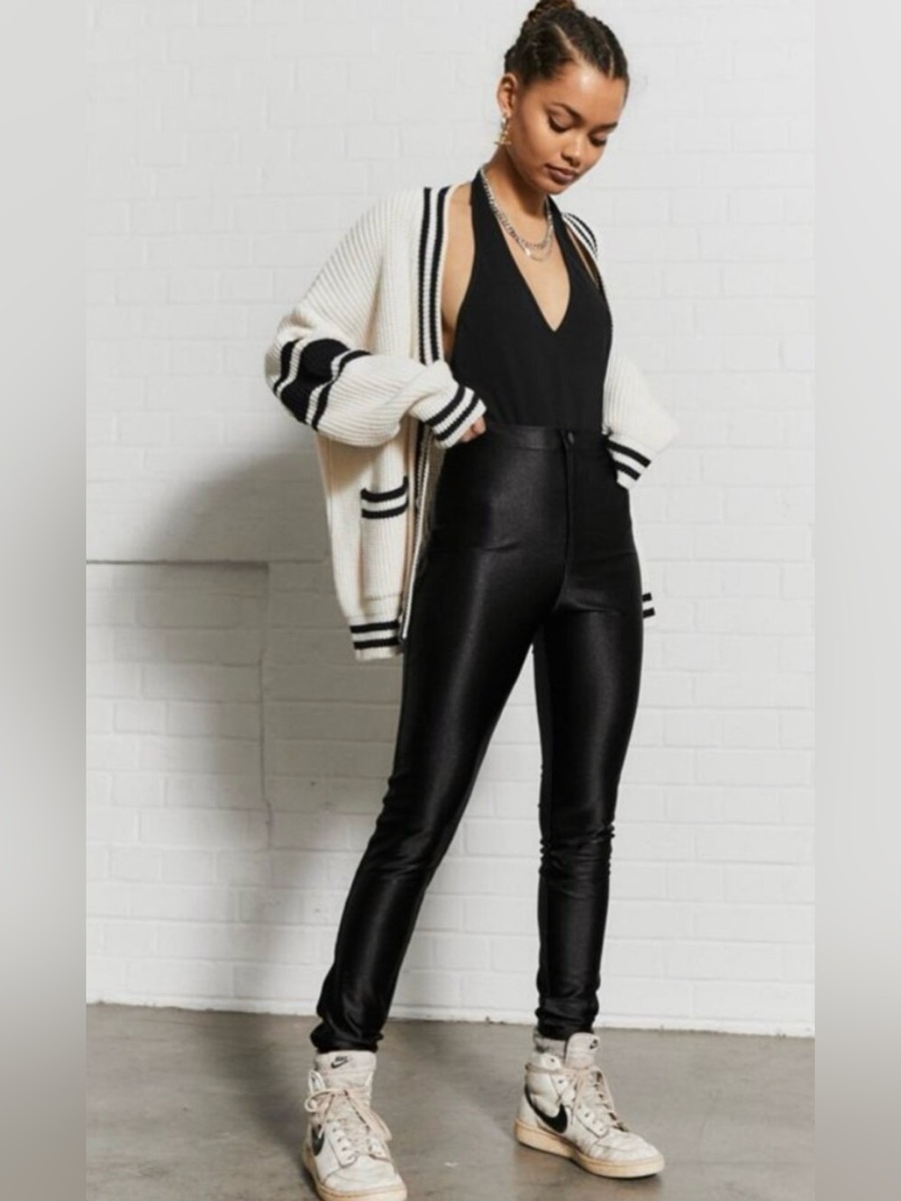 American Apparel Black Disco Pants